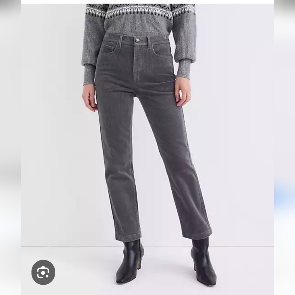 Corduroy Gray Straight